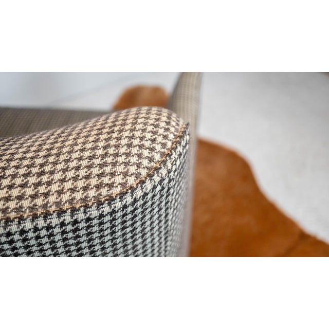 Modern Room & Board 'Quinn' Houndstooth Club Chair For Sale - Image 16 of 17