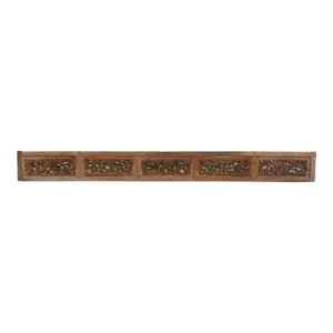 Whispers of Nature, Antique Carved Wall Panel