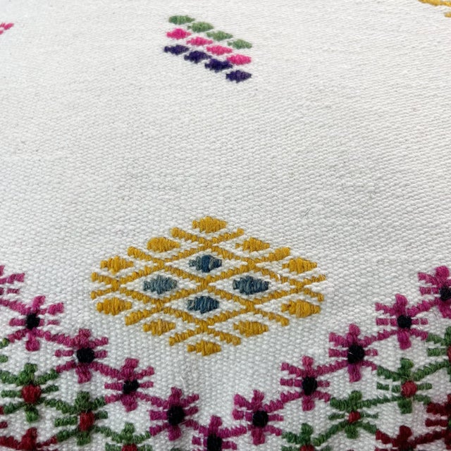 Anatolian Handwoven Kilim Cushion Cover For Sale - Image 3 of 11