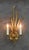 Metal Spanish Gilt Ferrocolor Tole Wheat Sheaf Wall Sconces, 1950, Set of 2 For Sale - Image 7 of 11