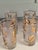 Metal Mid Century Highball Glasses Libbey Frosted W 22 Karat Gold Leaf, Set of 8 With Caddy For Sale - Image 7 of 11
