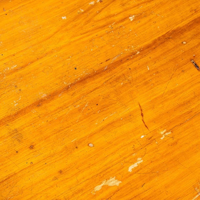 Vintage French Dining Table in Faux Wood, 1920s For Sale - Image 3 of 9