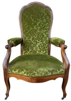 Antique Louis Philippe Voltaire Lounge Chair