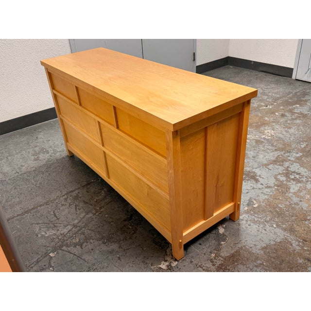 Berkeley Mills Bird's Eye Maple Wood Dresser For Sale - Image 10 of 12