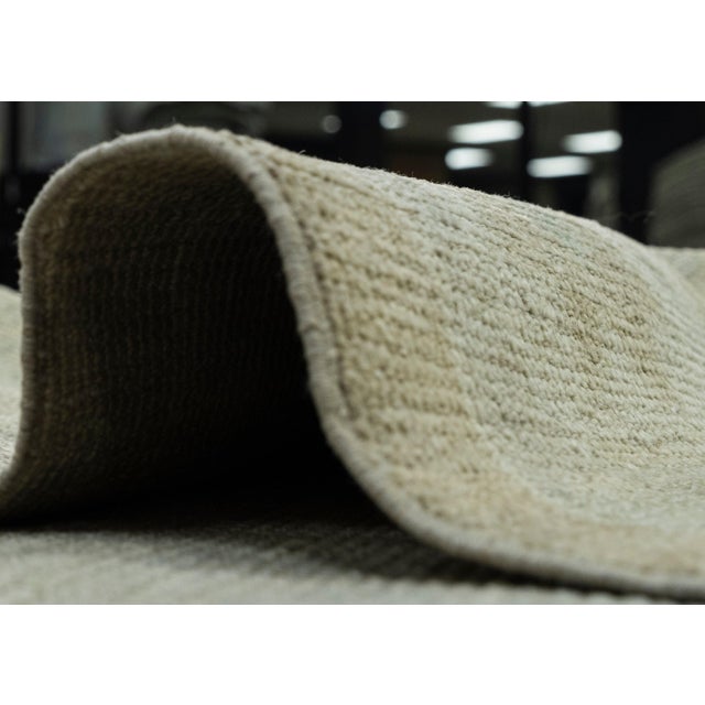 Brown Turkish Oushak Rug 9'3" x 12'6" #18631 For Sale - Image 8 of 8
