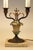 Metal 1920s Matched Pair Neoclassic French Empire Regency Tole Bronze Marble Candelabra Table Lamps For Sale - Image 7 of 12