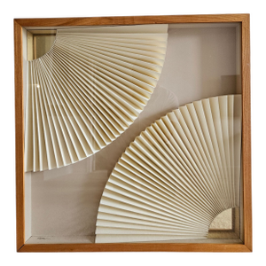 1980s Greg Copeland Original Artwork Abstract Layered Paper Wall Sculpture