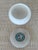 Alabaster Antique Micro Mosaic Grand Tour Italian Alabaster Lidded Jar / Box For Sale - Image 8 of 9