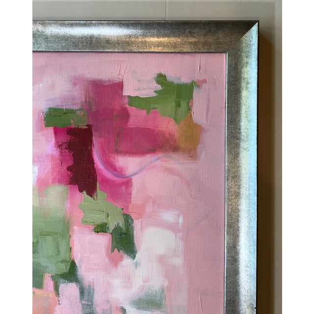 Abstract Painting Pink #4 by California Artist For Sale - Image 13 of 15