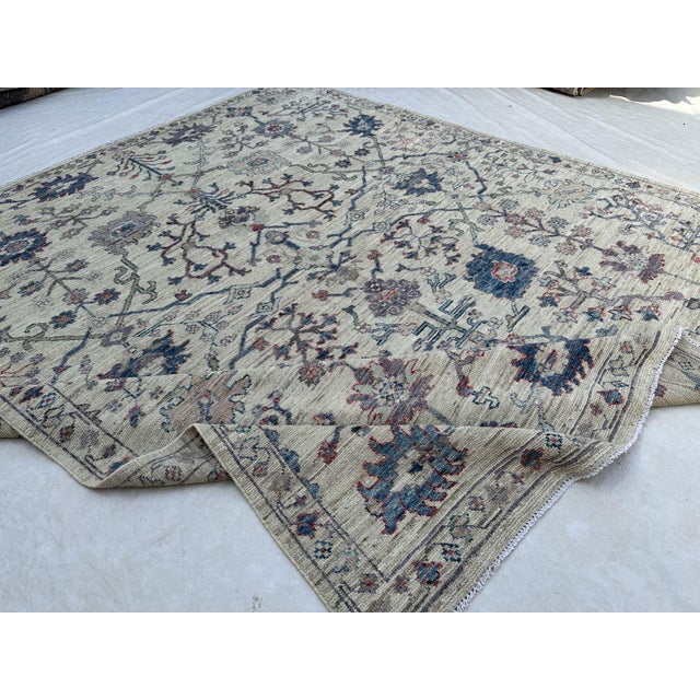 Sultanabad Carpet - 8'6" X 9'7" For Sale - Image 4 of 6