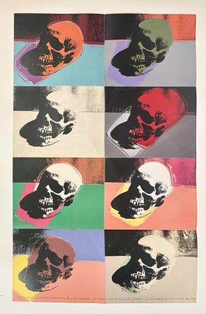 Vintage Andy Warhol Skulls Poster