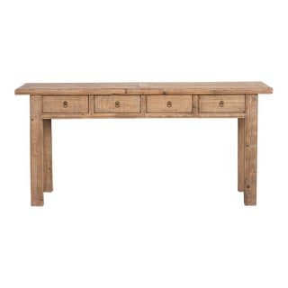 Reconstructed Country Style Console Table For Sale