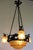 Muller Frères Vintage French Pendant Light in Wrought Iron by Muller Frères, 1930 For Sale - Image 4 of 14