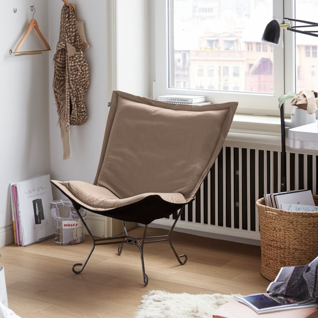 2020s Puff Chair Complete Qivuit Camel For Sale - Image 5 of 8