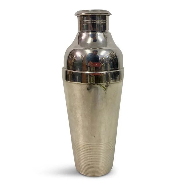 Metal Cocktail Shaker by Luc Lanel for Christofle For Sale - Image 11 of 11