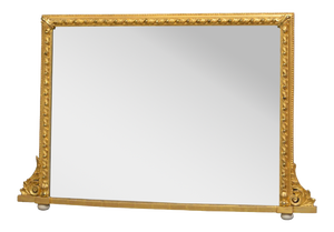 Antique Victorian Giltwood Wall Mirror, 1890s
