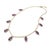 Not Yet Made - Made To Order Purple Amethyst Station Neckalce | 925 Sterling Silver Handmade Dainty Necklace For Sale - Image 5 of 5