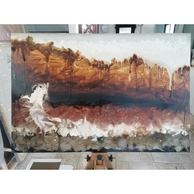 Stefano Mazzolini, Cava, 2010, Oil Acrylic on Canvas For Sale - Image 4 of 8