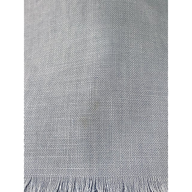 Vintage Set of 7 Dinner Linen Napkins Neutral Colors Fringed Farmhouse Boho Easter Earth Tones For Sale - Image 10 of 12