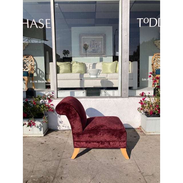 Todd Hase Designed Queen Abigail Slipper Chair For Sale - Image 13 of 13