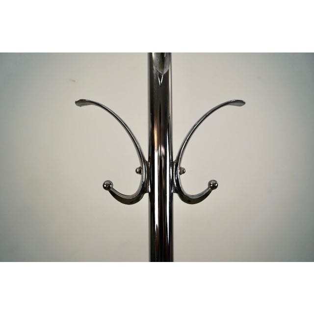 1970’s Mid-Century Modern Chrome Coat Rack For Sale - Image 9 of 12