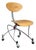 VNT 90’s Space Age Signed Joey Manic Postmodern Industrial Sculptural Rolling Chair For Sale