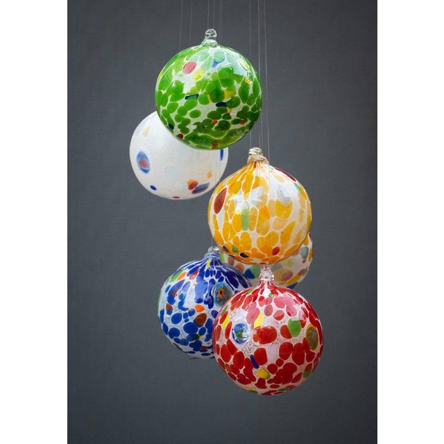 Murano Glass Christmas Ornaments from Ribes the Art of Glass, 2004, Set of 6 For Sale - Image 6 of 15