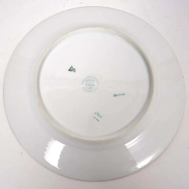 Traditional Early 20th Century Limoges Raised Gilt Enameled Napoleonic Plates, Circa 1900 - Set of 12 For Sale - Image 3 of 10