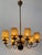 Mid-Century 8-Armed Chandelier from Vereinigte Werkstätten München, Germany, 1950s For Sale - Image 6 of 18