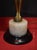 Art Deco French Bronze Figural Dancer Table Lamp with Glass Globe,1930s For Sale - Image 6 of 18
