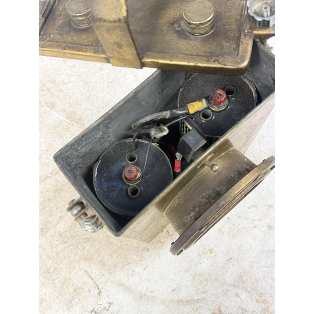 Vintage Bronze Naval Lantern, 1930s For Sale - Image 10 of 12