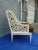 Transitional 1990s Vintage Hollywood Regency Style Armchair For Sale - Image 3 of 10