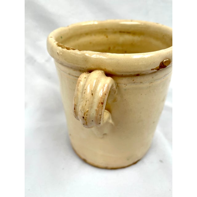 Ceramic Antique Italian Handcrafted Ceramic Confit Pot For Sale - Image 7 of 10