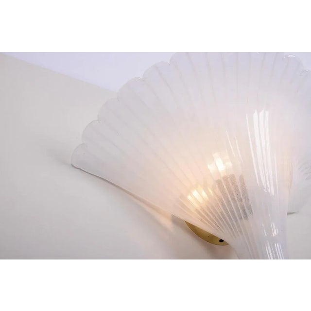 Large Murano Glass Wall Sconce attributed to Barovier & Toso, Italy, 1970s For Sale - Image 10 of 13
