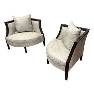 Mitchell Gold Miranda Corner Chairs, Pair For Sale