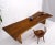 Oversize 120" long live edge dining farm conference solid oiled walnut table. Nakashima decor match.