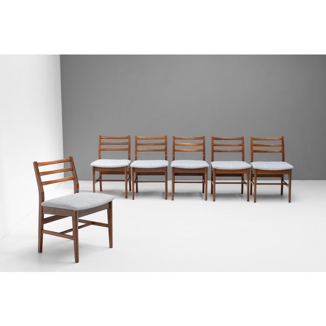 Mid-Century Modern Dining Chairs, 1960s, Set of 6 For Sale - Image 10 of 10