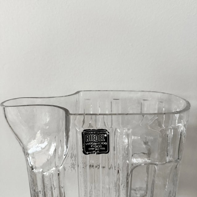 Vintage Crystal Bottle from Riedel For Sale - Image 7 of 8