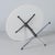 Wood Round Model 3696 Coffee Table with White Melamine Top and Chrome Base by Gispen, 1970s For Sale - Image 7 of 11
