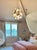 Metal Regina Andrew Dogwood Chandelier | White & Gold Floral Statement Chandelier New - a Pair For Sale - Image 7 of 9