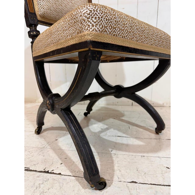 Late 19th Century Antique Aesthetic Movement Chairs in the style of James Lamb of Manchester, 1876, Set of 2 For Sale - Image 5 of 14