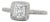 1.08ctw Diamond Halo Engagement Ring 14k White Gold Size 7 Gia For Sale