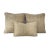 African Large Zebra Print Chenille in Fawn With Self-Welt Lumbar Pillow Cover For Sale - Image 3 of 6