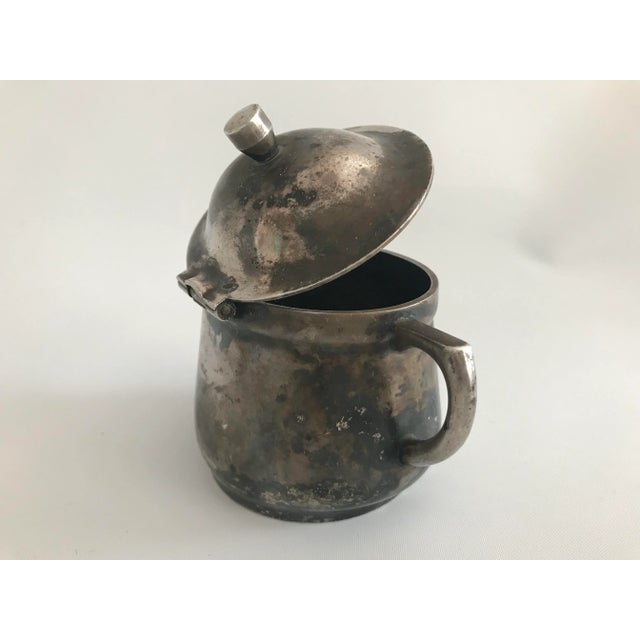 Antique Copper Sugar Bowl For Sale - Image 4 of 11