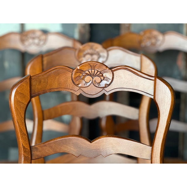 French Country Chairs, 1930s, Set of 8 For Sale - Image 6 of 18
