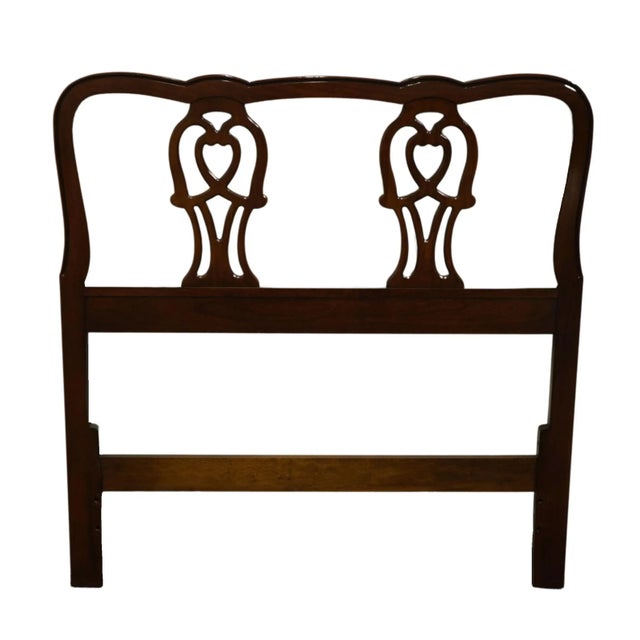 Brown Thomasville Furniture Carlton Hall Collection Solid Cherry Traditional Style Twin Size Headboard 7251-413 For Sale - Image 8 of 8