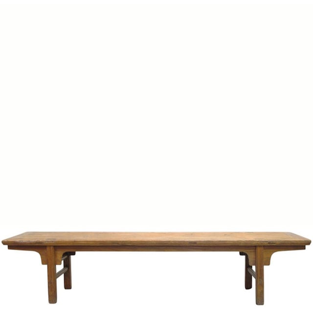 81 Inch Long Elm Bench For Sale