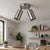 Contemporary Solid Brass Double Adjustable Spotlight Ceiling Light, Brass Ceiling Fixture, Modern Flush Mount For Sale - Image 3 of 7