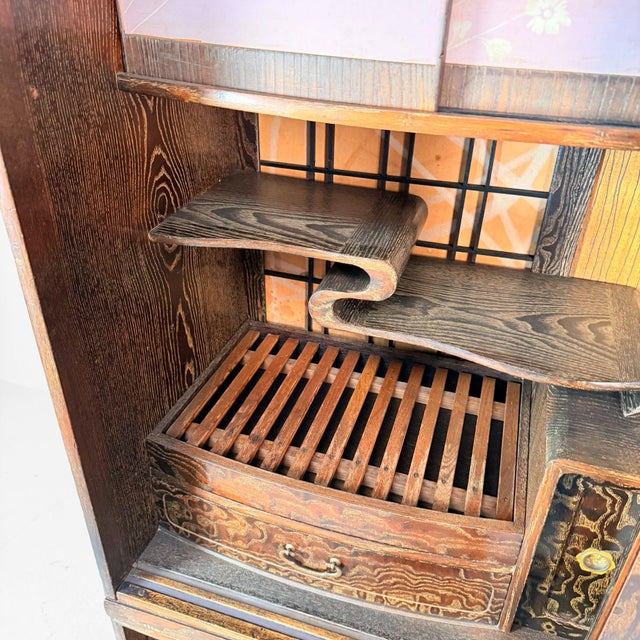 Vintage Japanese Chadansu Tea Cabinet, 1920s For Sale - Image 10 of 18