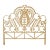 Natural Wicker Palm Headboard King For Sale - Image 4 of 4